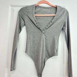 Xxs grey soft bodysuit